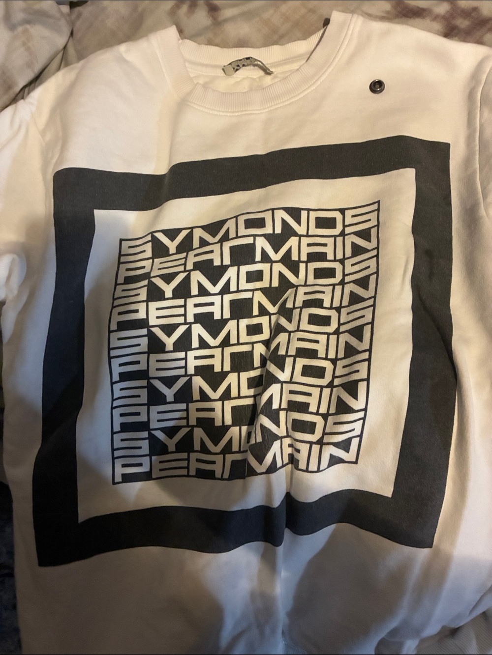 White Graphic Sweatshirt -